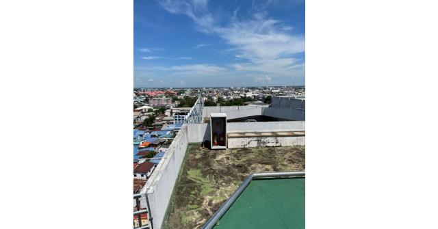 สำรวจพื้นที่ลานจอดเฮลิคอปเตอร์ และเข้าพบผู้อำนวยการโรงพยาบาลอุดรธานี