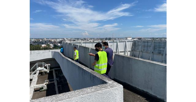 สำรวจพื้นที่ลานจอดเฮลิคอปเตอร์ และเข้าพบผู้อำนวยการโรงพยาบาลอุดรธานี