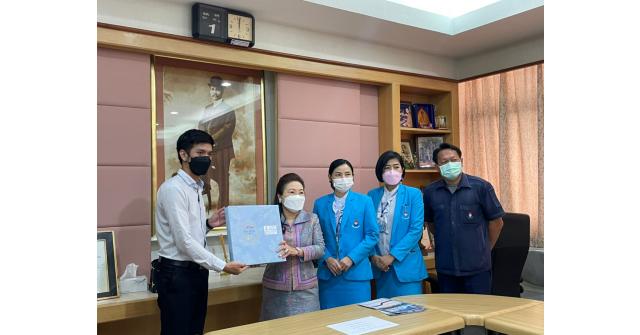 สำรวจพื้นที่ลานจอดเฮลิคอปเตอร์ และเข้าพบผู้อำนวยการโรงพยาบาลอุดรธานี