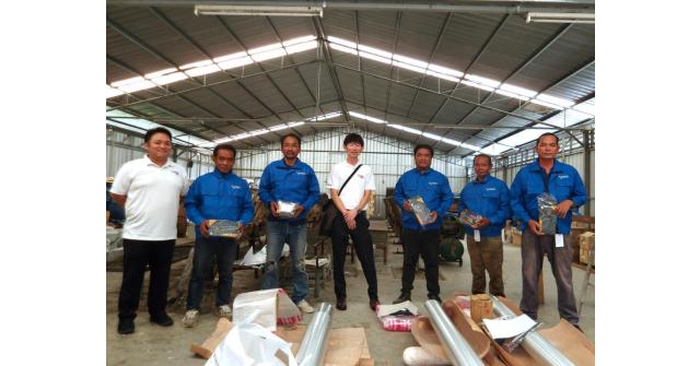 ซันโพลและฮิงาโนะเข้าประชุมกับเฟรเซอร์ส พร็อพเพอร์ตี้ ณ วันแบงค็อก พร้อมเยี่ยมชมโรงงานยูโรเปี้ยน แฟลกโพล