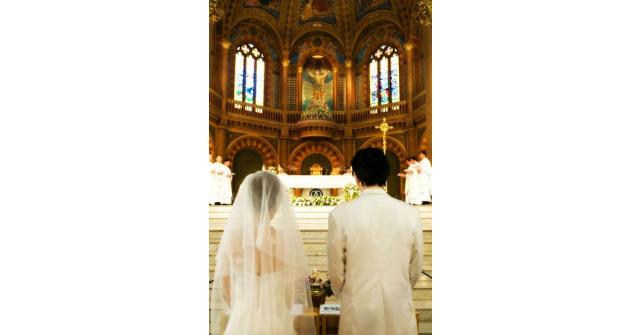 ขั้นตอนพิธีงานแต่งงานแบบคริสต์ (คาทอลิก)