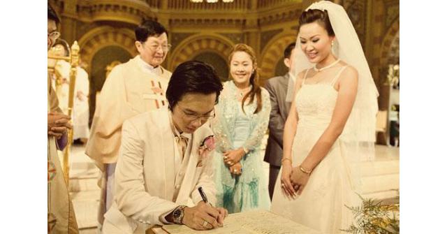 ขั้นตอนพิธีงานแต่งงานแบบคริสต์ (คาทอลิก)